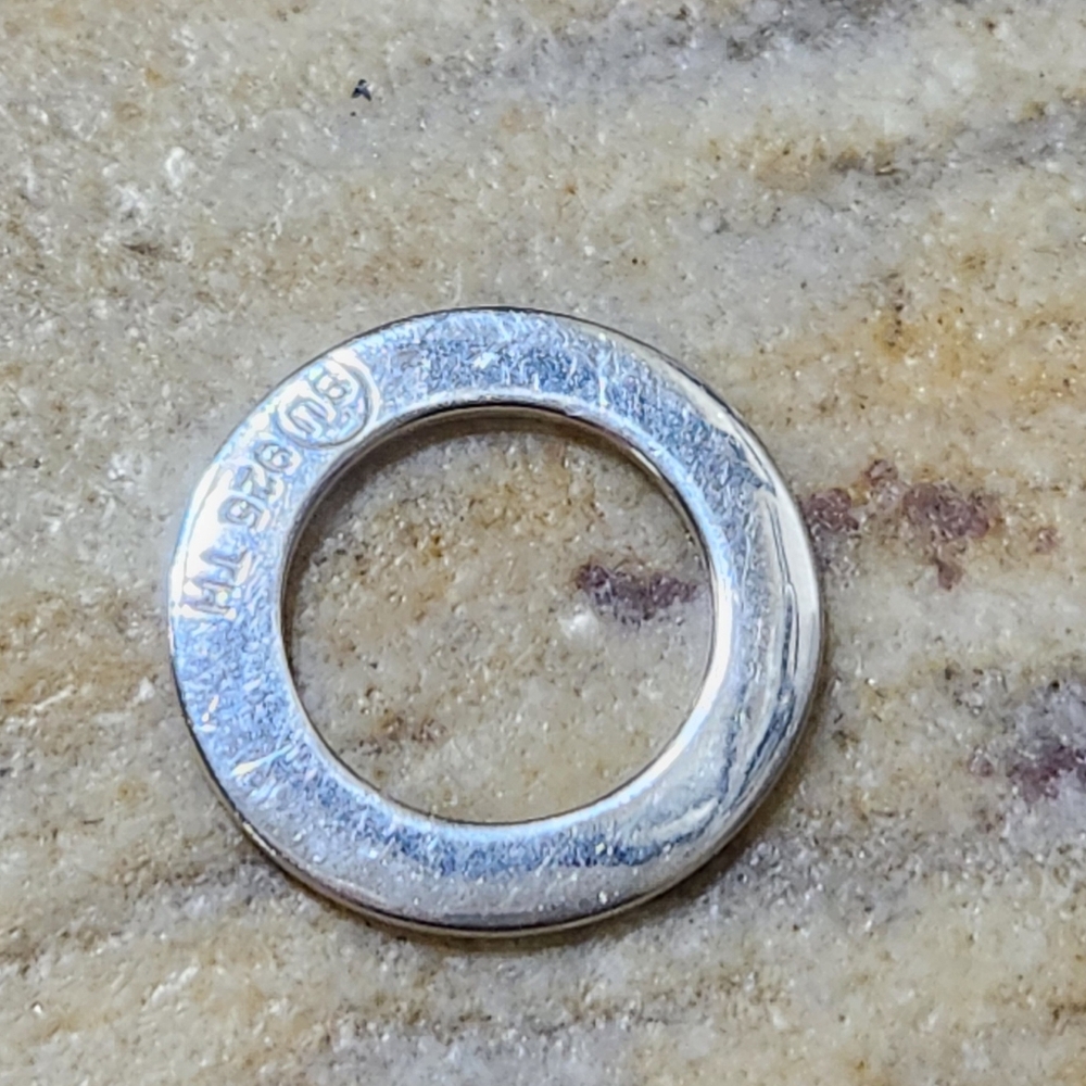 Love Affirmation 925 Solid Sterling Silver Circle… - image 3